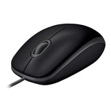 Logitech miška B110 Silent, črna