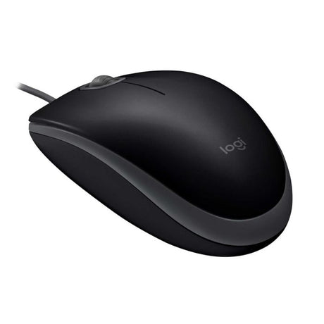 Logitech miška B110 Silent, črna