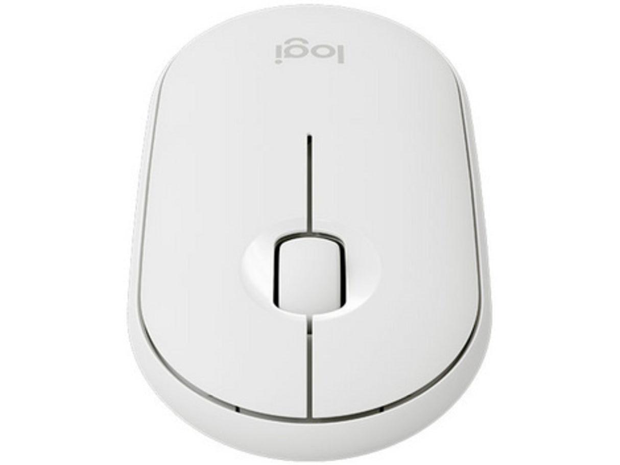 Logitech miška Pebble M350 Wireless, bela