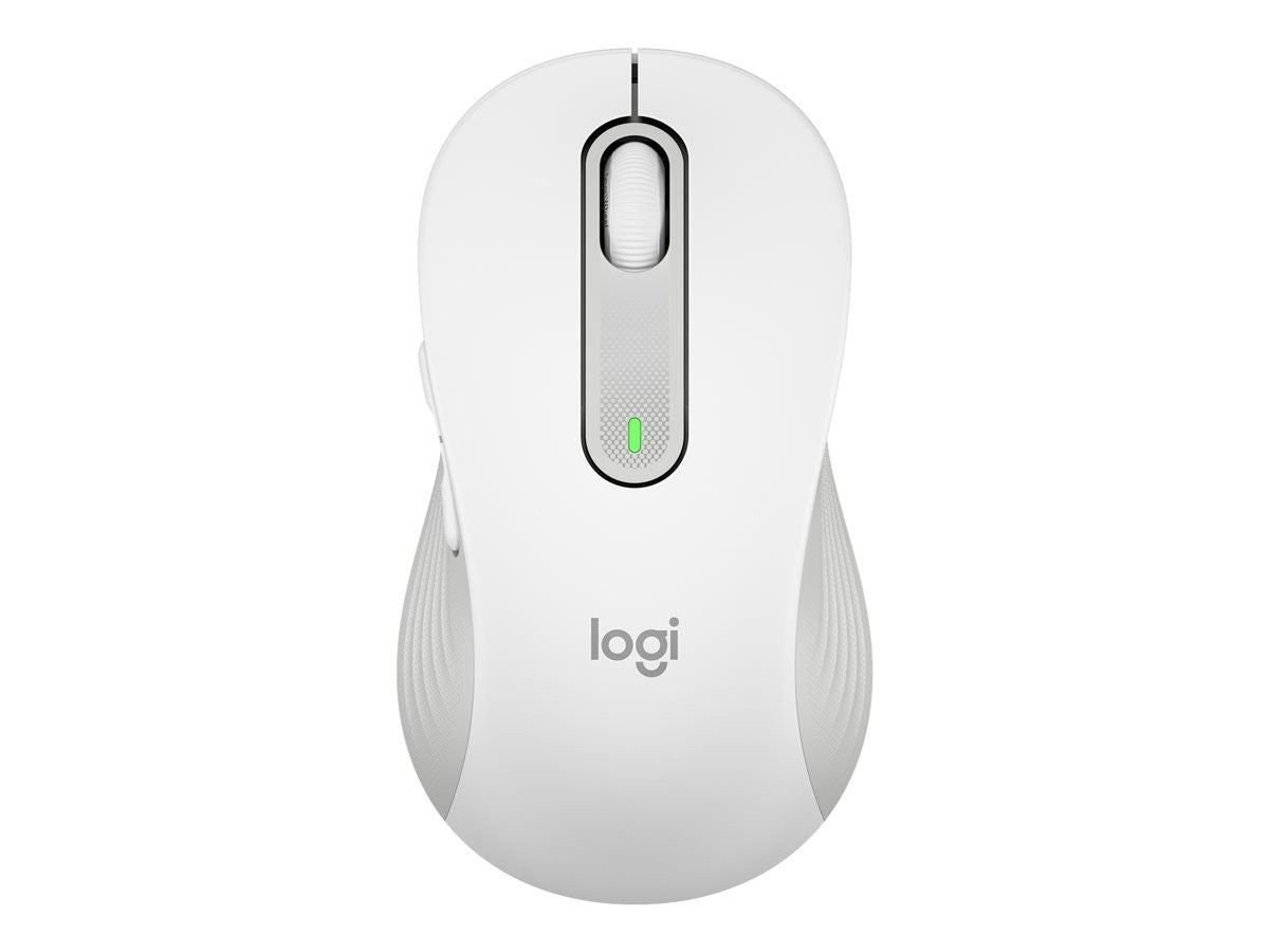 Logitech miška Signature M650, velikost L, Bluetooth, bela