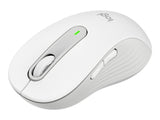 Logitech miška Signature M650, velikost L, Bluetooth, bela