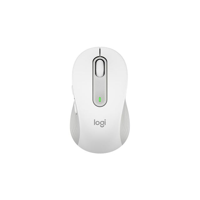 Logitech miška Signature M650, velikost M, Bluetooth, bela