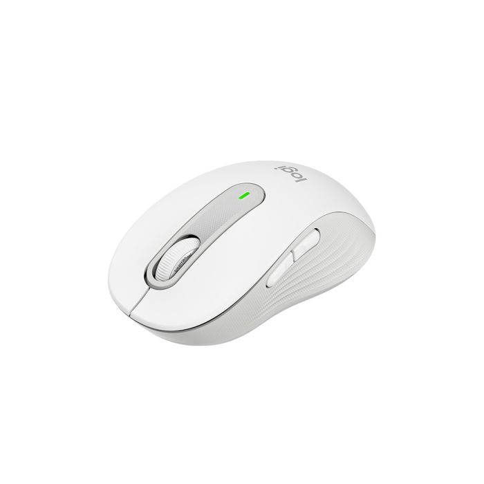 Logitech miška Signature M650, velikost M, Bluetooth, bela