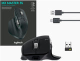 Logitech brezžična miška MX Master 3S business graphite-OEM