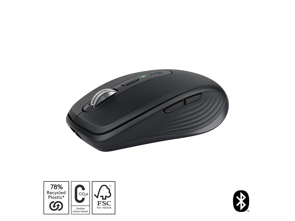 Logitech miška MX Anywhere 3S Bluetooth, DarkField laser