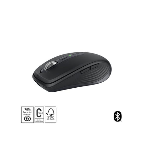 Logitech miška MX Anywhere 3S Bluetooth, DarkField laser