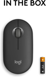 Logitech Miška Pebble 2 M350S Wireless, grafitna
