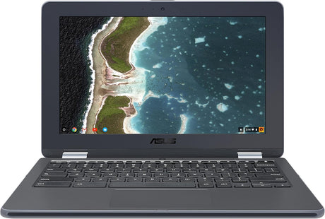 Obnovljen Asus Chromebook Flip C213 Touchscreen 2in1, Celeron N3350, 4GB, 32GB, Grey