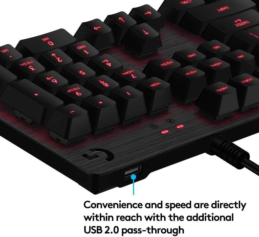 Logitech USB gaming mehanska tipkovnica G413 karbon, črna SLO gravura