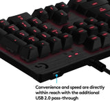 Logitech USB gaming mehanska tipkovnica G413 karbon, črna SLO gravura