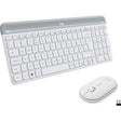 Logitech Slim Wireless Combo MK470, grafitna SLO bela