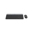 Logitech Slim Wireless Combo MK470, grafitna SLO