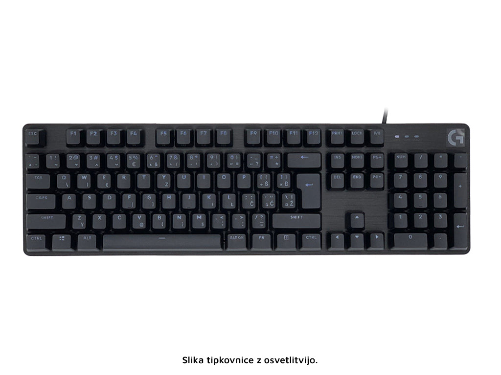 Logitech mehanska tipkovnica USB gaming G413 US international SLO gravura