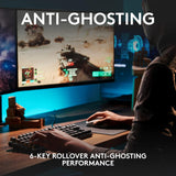 Logitech USB gaming tipkovnica G413 TKL SLO osvetljena črna gravura