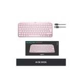 Logitech tipkovnica MX Keys Mini, roza barva, SLO g.