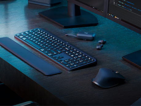 Tipkovnica Logitech brezžična desktop MX Keys S Plus SLO gravura