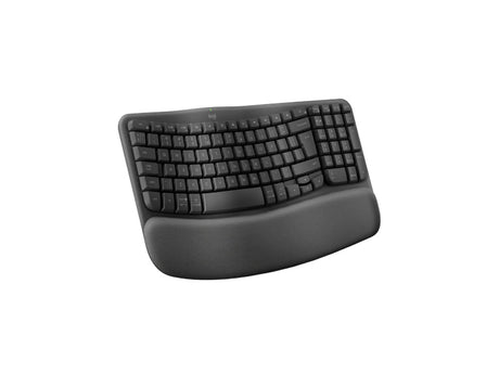 Logitech brezžična tipkovnica ergonomska Wave Keys črna SLO gravura