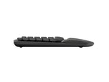 Logitech brezžična tipkovnica ergonomska Wave Keys črna SLO gravura