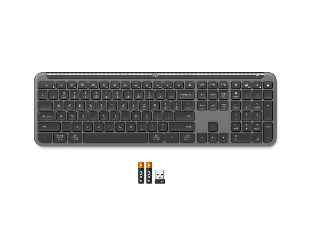 Logitech tipkovnica Signature Slim K950, grafitna, SLO gravura