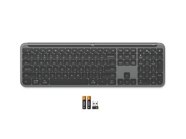 Logitech tipkovnica Signature Slim K950, grafitna, SLO gravura