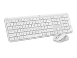 Logitech MK950 Slim brezžični komplet, Bolt-bela barva