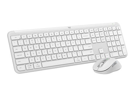 Logitech MK950 Slim brezžični komplet, Bolt-bela barva