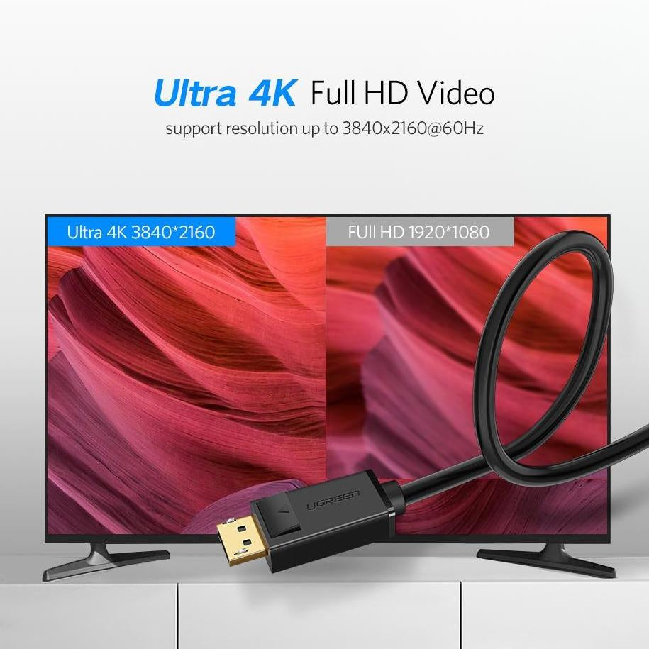Ugreen DisplayPort 1.2 kabel 2M - BOX