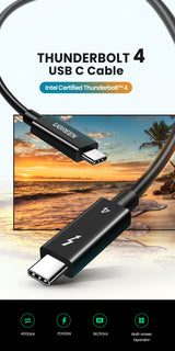 Ugreen 100W Thunderbolt 4 USB-C 8K kabel 2M