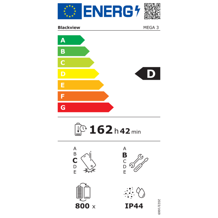 Blackview MEGA 3 12" 12GB+256GB LTE, komplet tipk.+miška modra