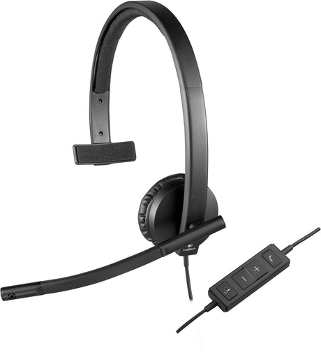 Logitech slušalke OEM, H570e, mono, USB