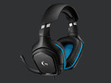 Logitech slušalke gaming USB G432 7.1 Leatherette Modre