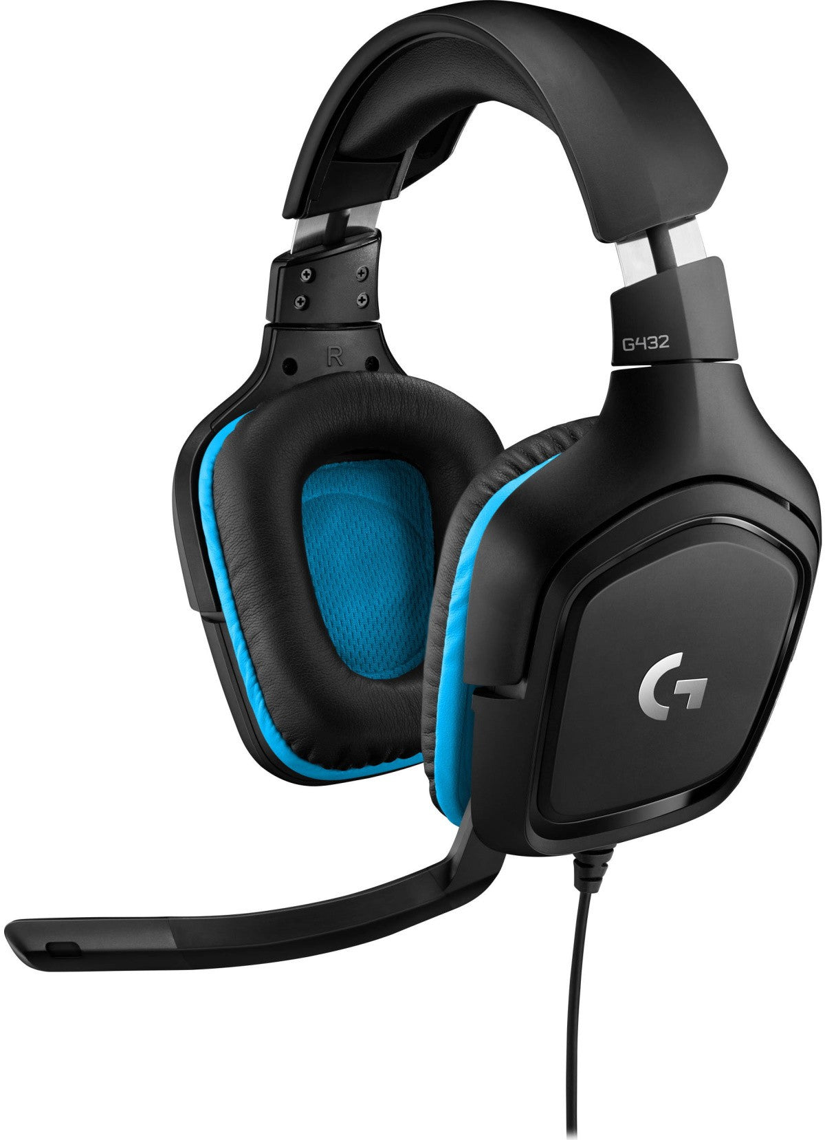 Logitech slušalke gaming USB G432 7.1 Leatherette Modre