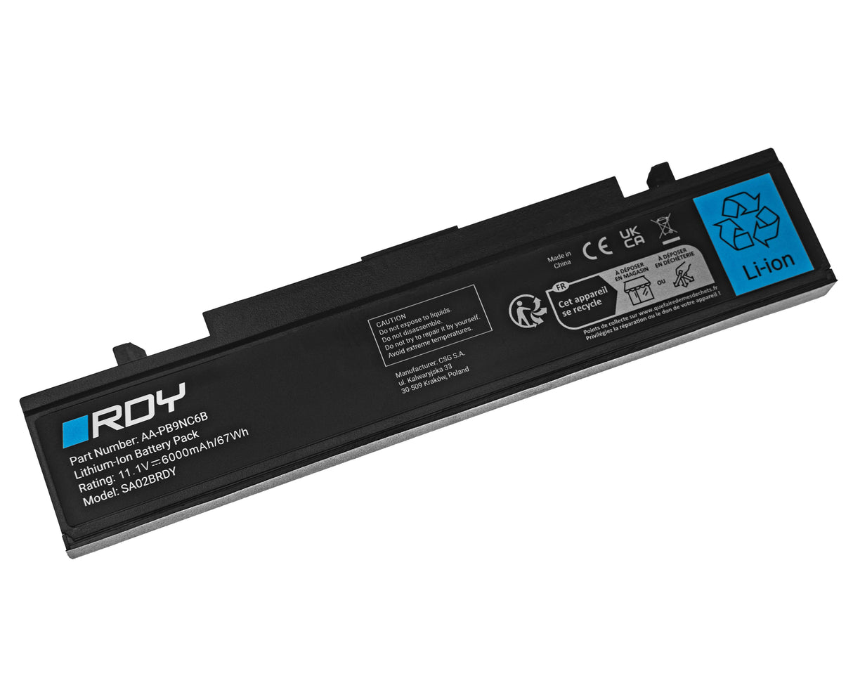 Baterija RDY AA-PB9NC6B AA-PB9NS6B za Samsung R519 R522 R525 R530 R540 R580 R620 R780 RV510 RV511 NP300E5A
