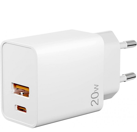 Soultech potovalni Adapter dvojni USB A +USB C 20W SC225B