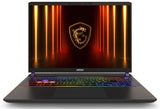 Prenosnik MSI Vector 17 HX AI A2XW, Ultra 9-275HX, 32GB RAM, 1TB SSD, RTX 5090, 240Hz, Windows 11 Pro