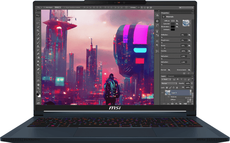MSI Stealth 16 AI Studio, Ultra 9-185H, 32GB RAM, 2TB SSD, RTX 4070, 240Hz, Windows 11 Home