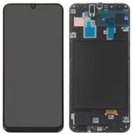 SAMSUNG GALAXY A30 A305 TOUCH+LCD+FRAME BLACK ORIGINAL SERVICE PACK