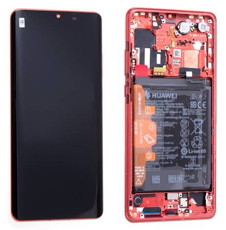 HUAWEI P30 PRO TOUCH+LCD+FRAME BATERIJA FULL ORANGE SERVICE PACK