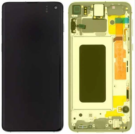 SAMSUNG GALAXY S10E TOUCH+LCD+FRAME YELLOW ORIGINAL SERVICE PACK