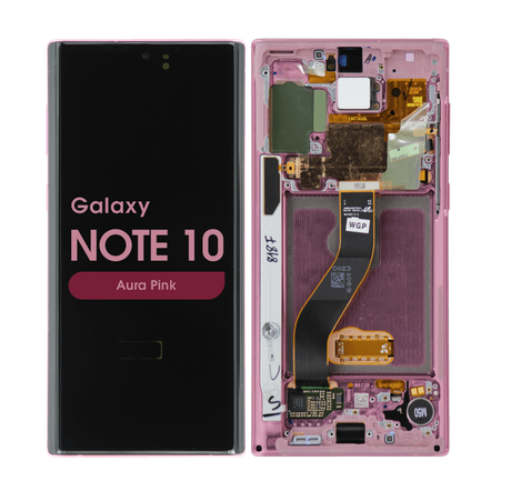 SAMSUNG GALAXY NOTE 10 TOUCH+LCD+FRAME PINK SERVICE PACK