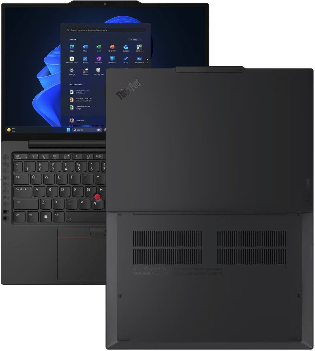 Prenosnik Lenovo Thinkpad X13 G6, Ultra 5 225U, 32GB, 1TB, Windows 11 Pro