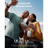 Anker Nano Power Bank 10000 mAh, 45W z vgrajenim USB-C kablom, bel