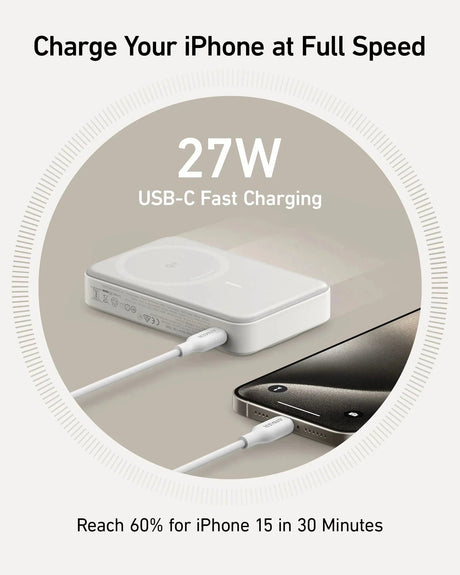 Anker MagGo 633 10k powerbank, bel