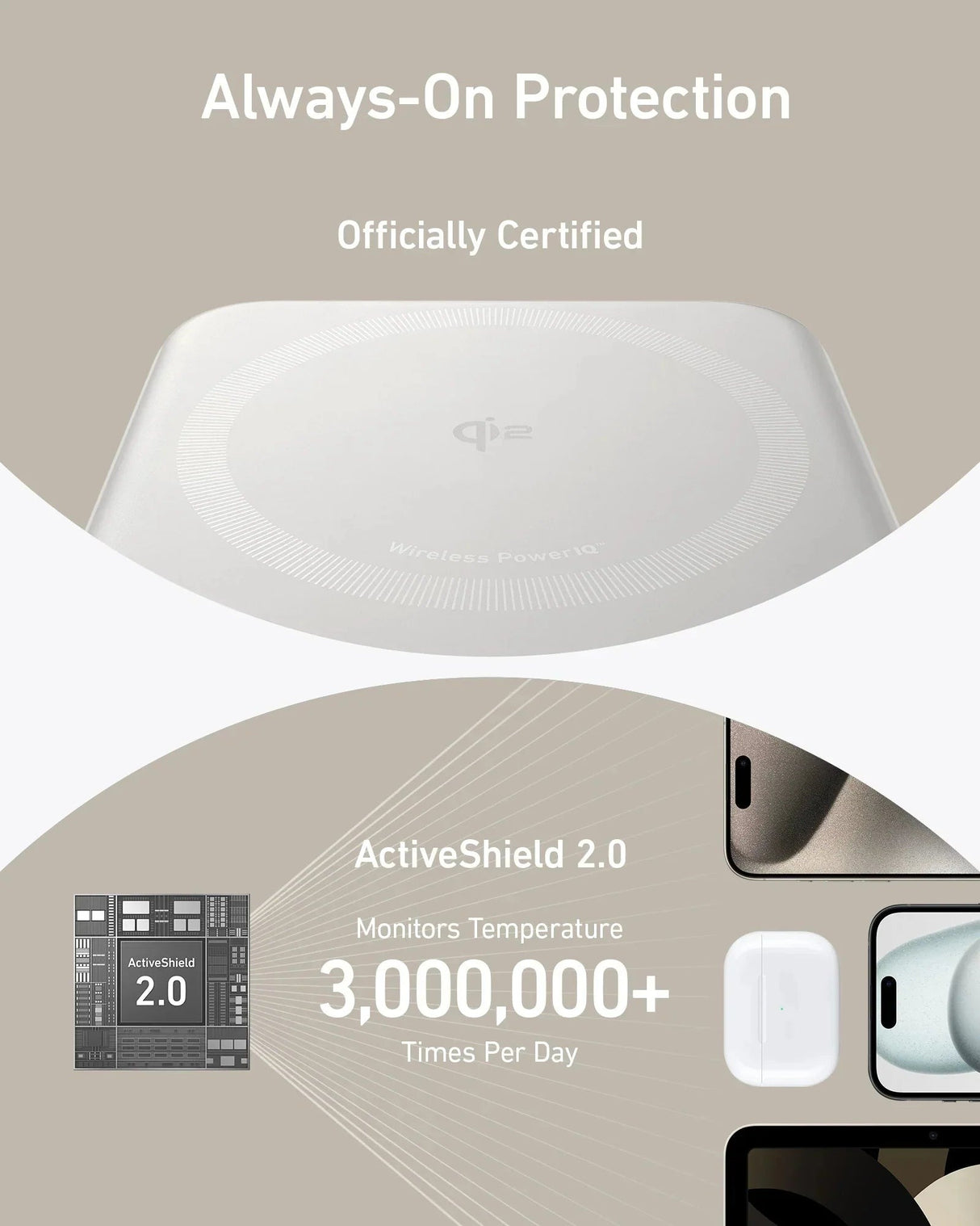 Anker MagGo 633 10k powerbank, bel