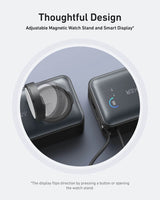 Anker MagOn Powerbank 10000 mAh, 35W z vgrajenim kablom in brezžičnim polnjenjem Apple Watch