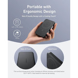 Anker MagGo 10K Slim brezžični powerbank, črn