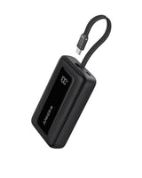 Anker Zolo Powerbank 20000 mAh, 30W z vgrajenim kablom USB-C, črn