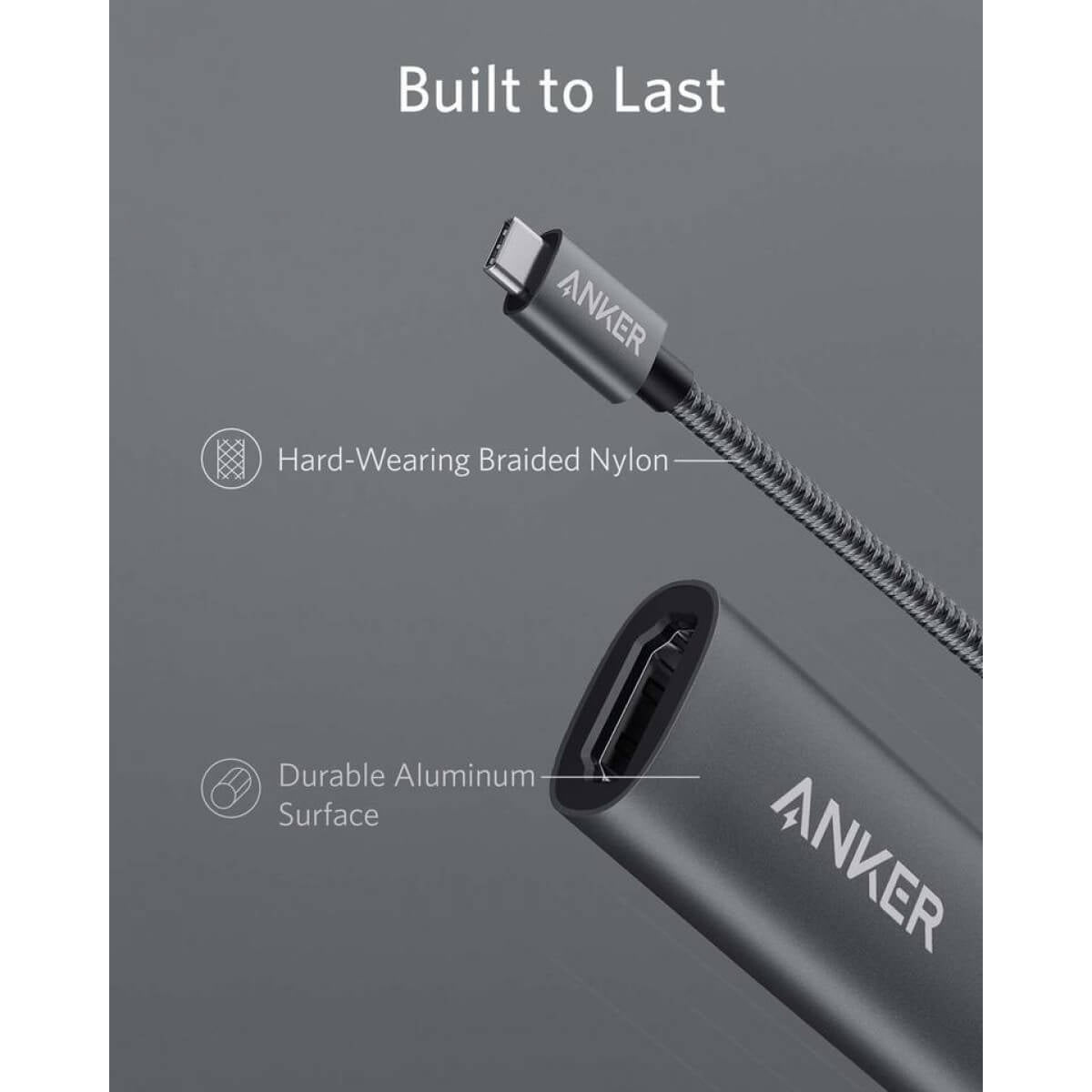 Anker PowerExpand+ USB-C na HDMI adapter, 4K/60Hz