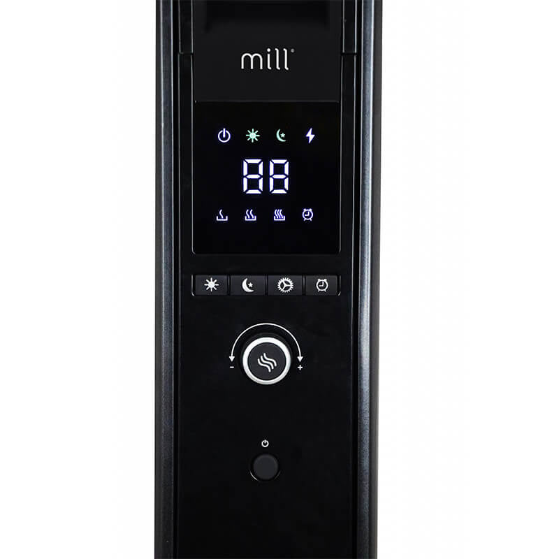 Mill oljni radiator 1000w črn Heat Boost Technology