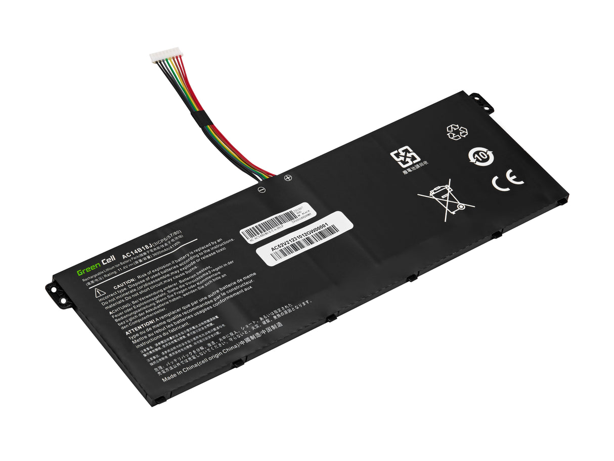 Green Cell AC14B13J AC14B18J baterija za Acer Aspire 3 A315-23 A315-55G ES1-111M ES1-331 ES1-531 ES1-533 ES1-571